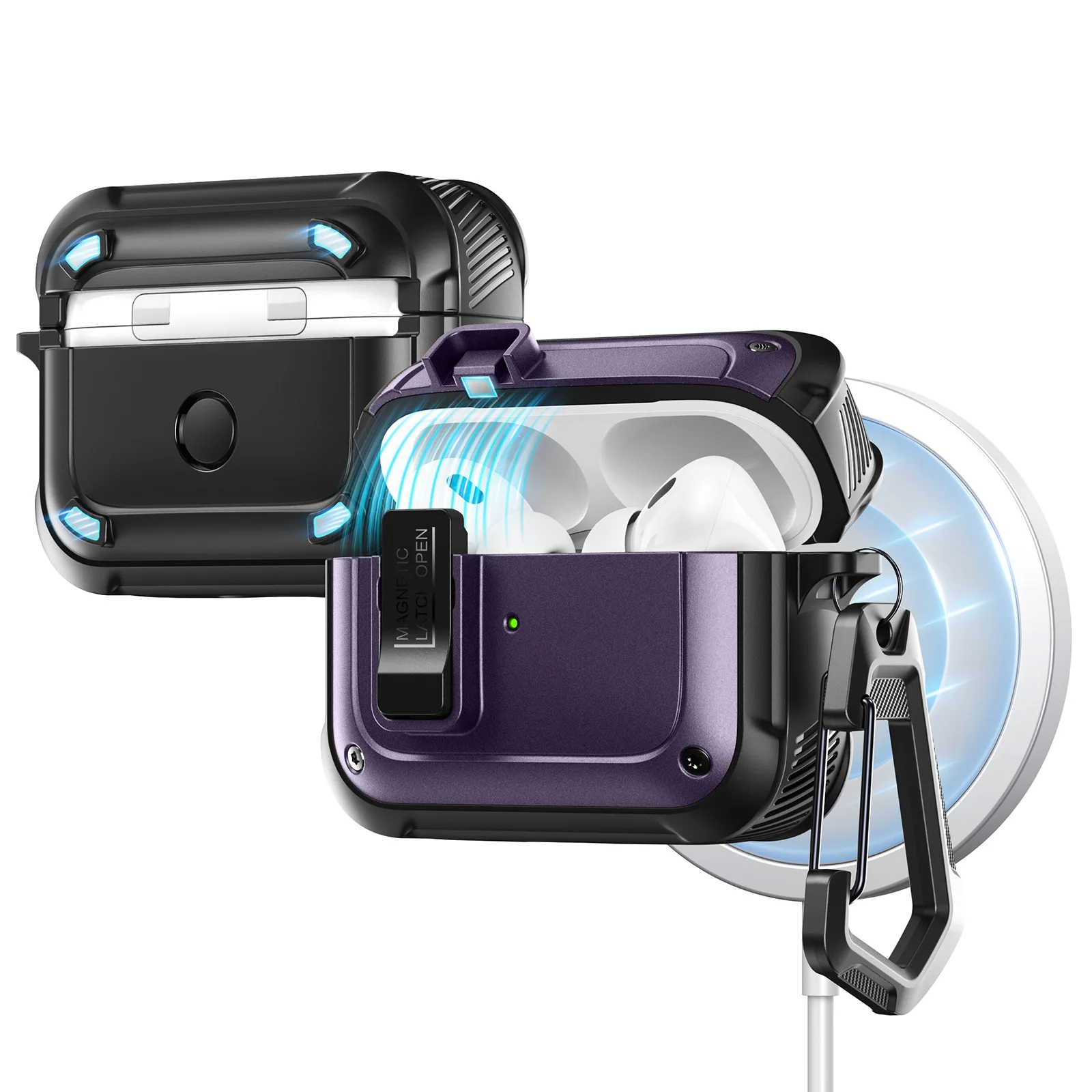 SIGOR Magnetic Armor Earbuds Case