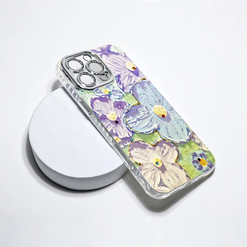 SIGOR Glitter Oil Painting Phone Case