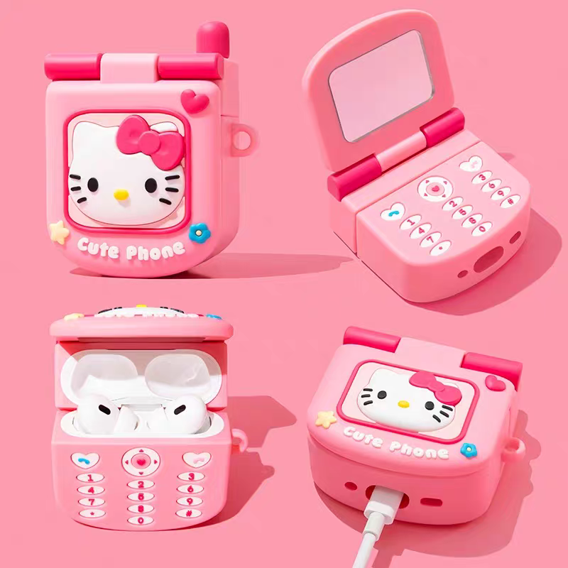 SIGOR 3D Hello Kitty Earbuds Case