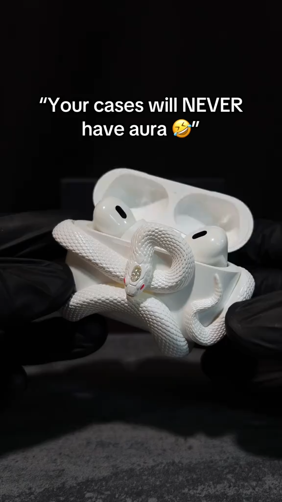 SIGOR Snake Dragon Shape Airpods Pro Case Earphone Cover