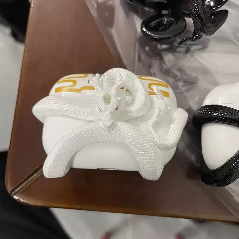 SIGOR Snake Dragon Shape Airpods Pro Case Earphone Cover