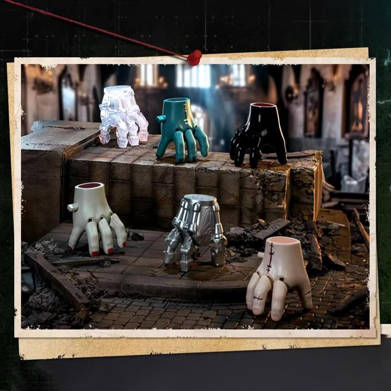 SIGOR FREE SHIPPING Wednesday's Thing Mechanical Walking Hand Mystery Box