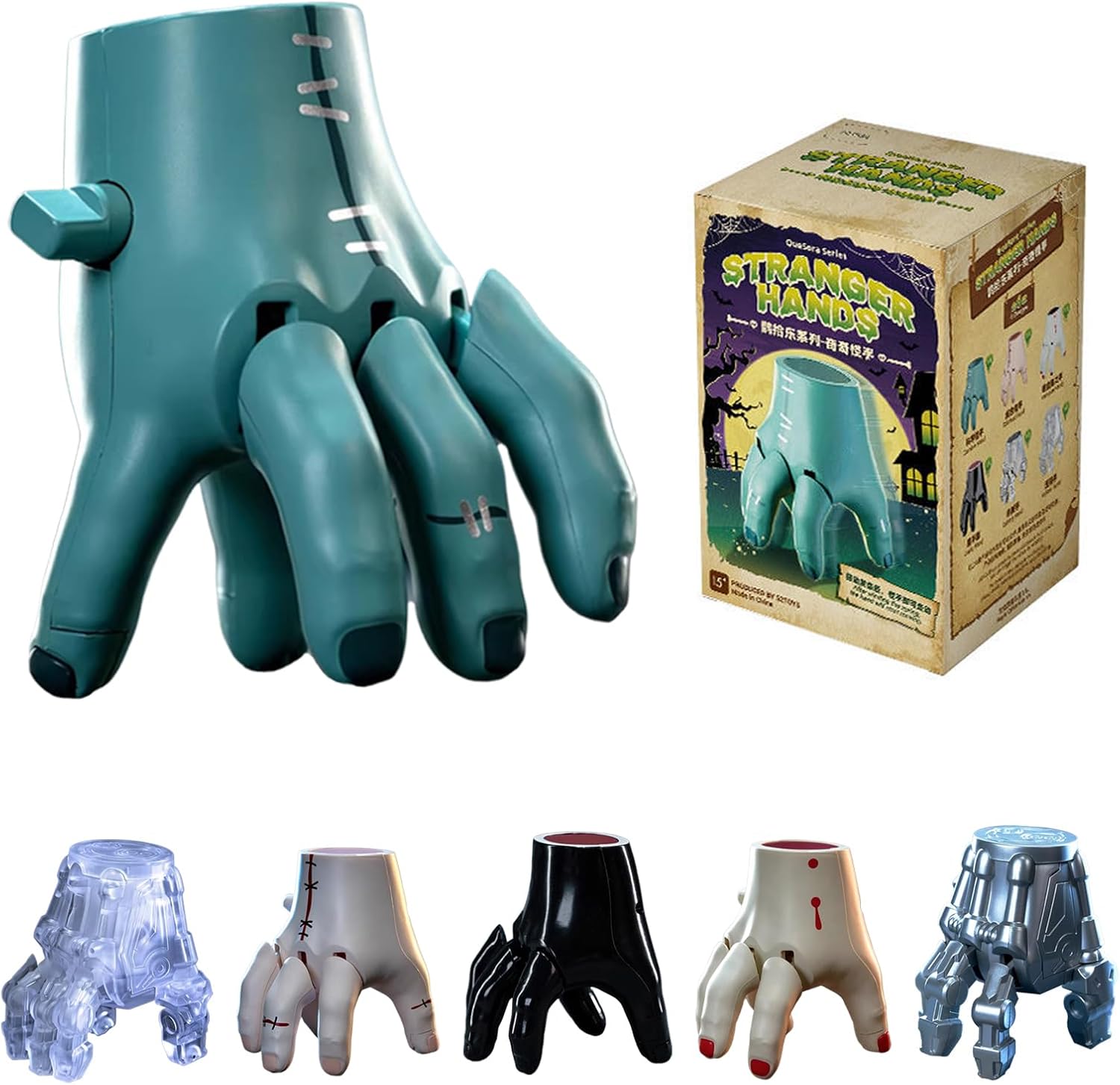 SIGOR FREE SHIPPING Wednesday's Thing Mechanical Walking Hand Mystery Box