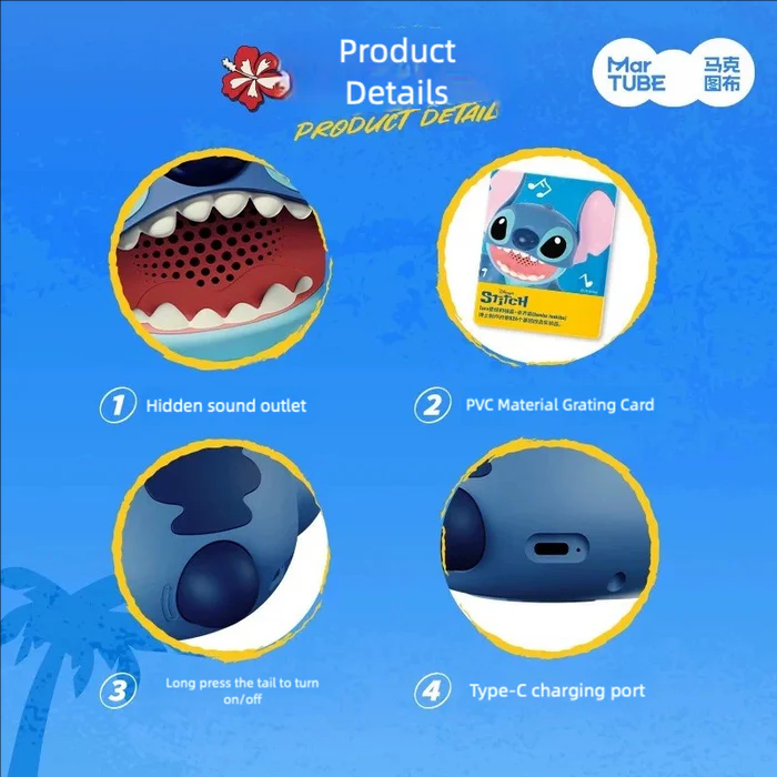 SIGOR FREE SHIPPING Stitch Bluetooth Wireless Speaker