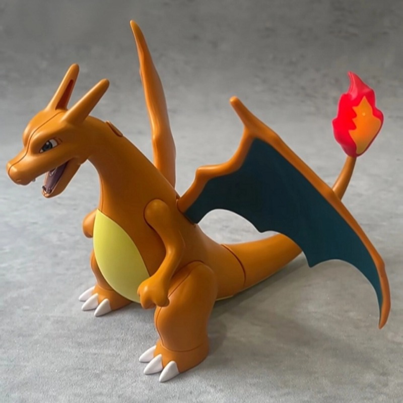 SIGOR Pokomon Figure Fire Dragon Charizard Eevee Electric Vocalization Firebreathing Toy