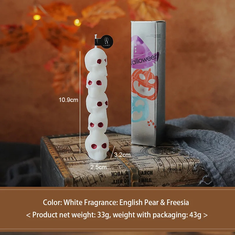 SIGOR Halloween Scented Candles – Skull, Pumpkin & Finger Shapes