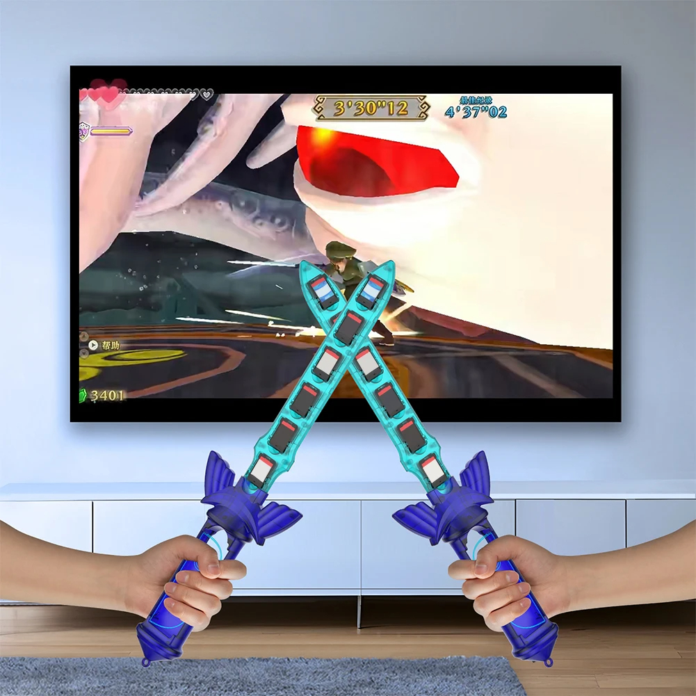 SIGOR The Legend Of Zelda Somatosensory Sky Sword Switch2 Joy-Con Controller Game Card Storage