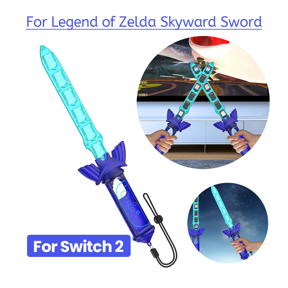 SIGOR The Legend Of Zelda Somatosensory Sky Sword Switch2 Joy-Con Controller Game Card Storage