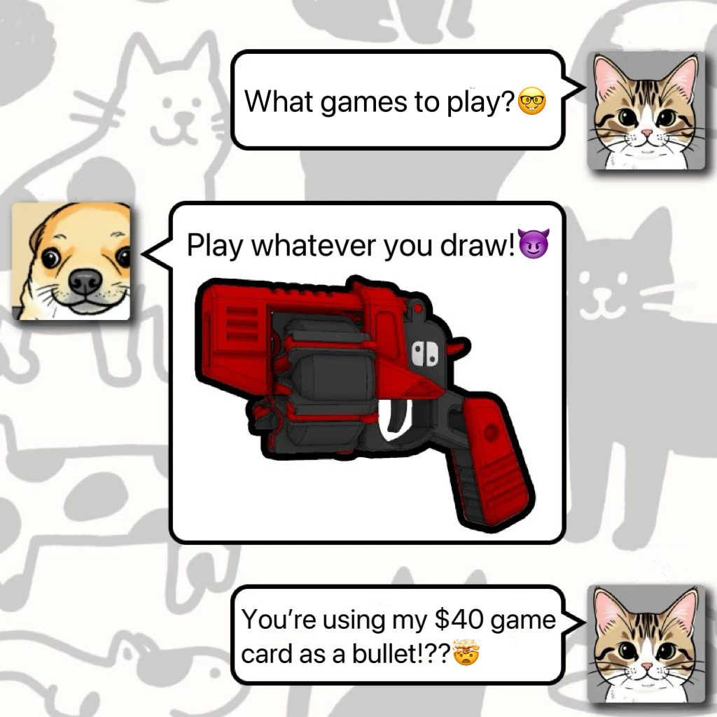 SIGOR FREE SHIPPING Revolver Toy Switch Game Cartridge Storage Drawer