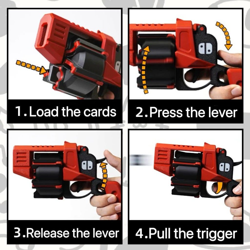 SIGOR FREE SHIPPING Revolver Toy Switch Game Cartridge Storage Drawer