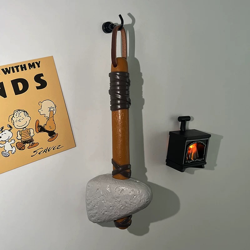 SIGOR Free Shipping Beer Bottle Opener Stone Age Hammer Shaped Fridge Magnet