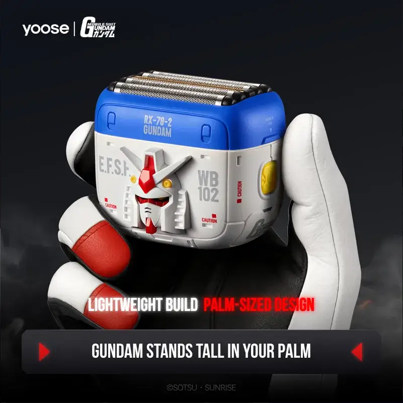 SIGOR 2025 New Gundam Joint Shaver Reciprocating Electric Shaver