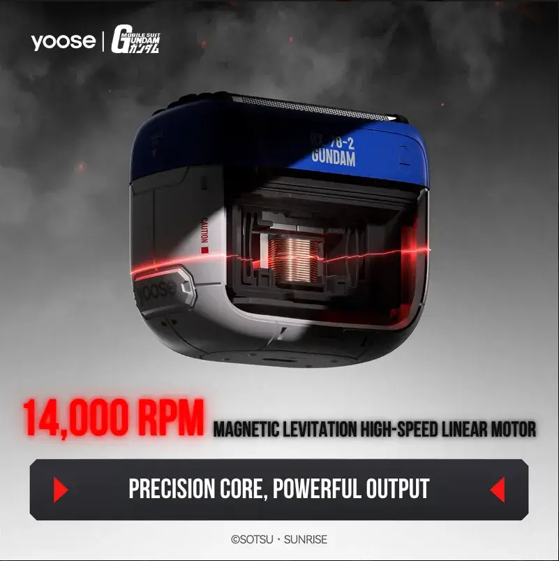 SIGOR 2025 New Gundam Joint Shaver Reciprocating Electric Shaver