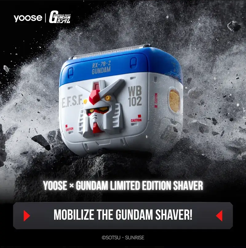 SIGOR 2025 New Gundam Joint Shaver Reciprocating Electric Shaver