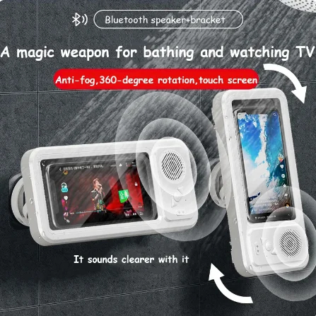 SIGOR FREE SHIPPING Bathroom Waterproof Bluetooth Speaker IPX4 Phone Case