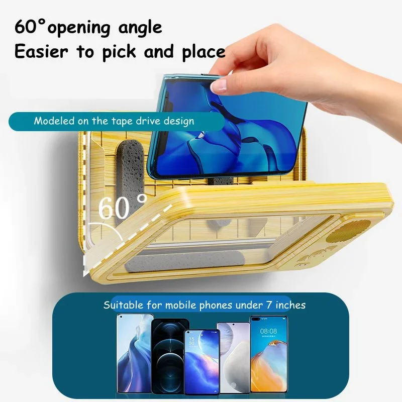 SIGOR FREE SHIPPING Bathroom Waterproof Bluetooth Speaker IPX4 Phone Case