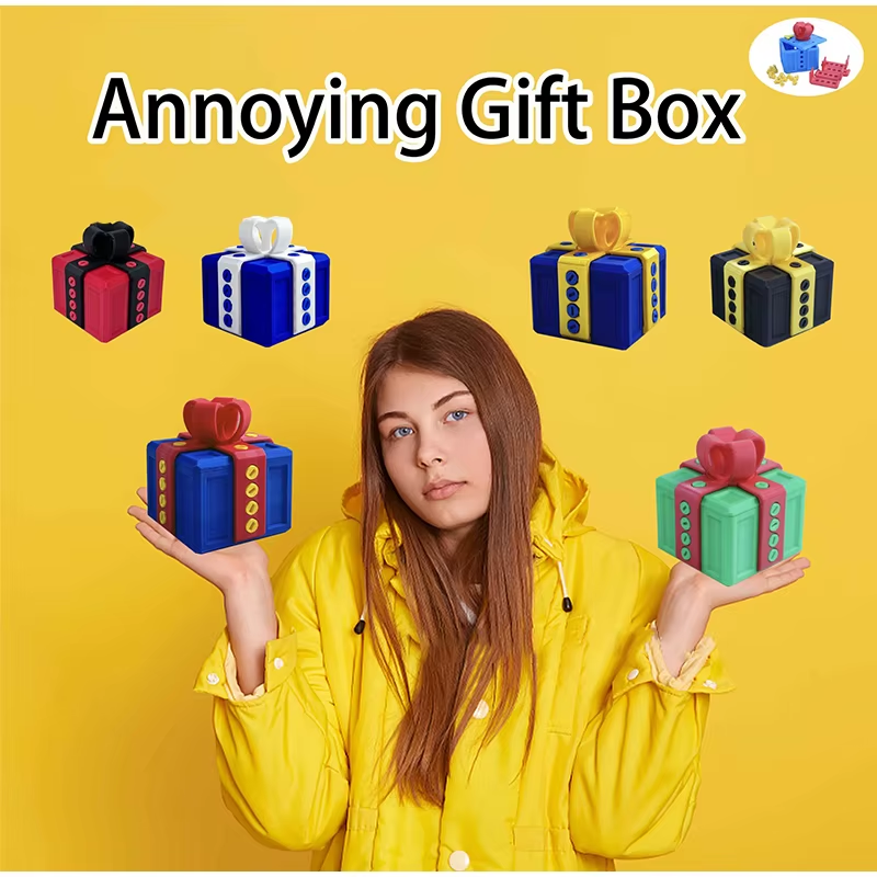 SIGOR FREE SHIPPING Annoying Gift Box 3D Printed Humorous Funny Prank Screw Box