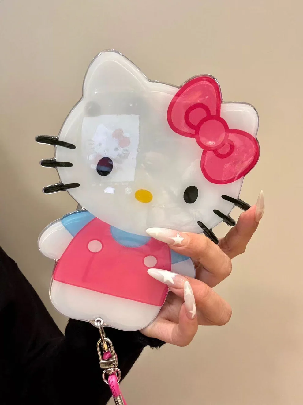 SIGOR FREE SHIPPING Hello Kitty 3D Sliding Mirror Phone Case