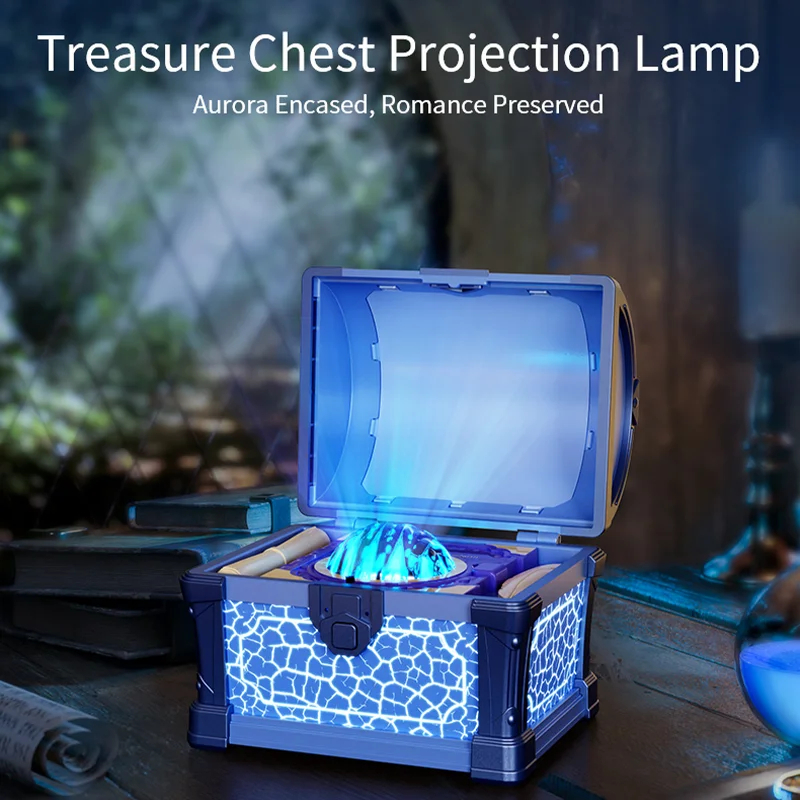 SIGOR FREE SHIPPING Galaxy Treasure Chest Projector Atmosphere Star Sky USB Bluetooth Flow Night Light