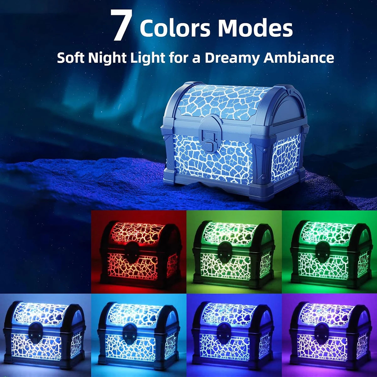 SIGOR FREE SHIPPING Galaxy Star Treasure Chest Projector Atmosphere