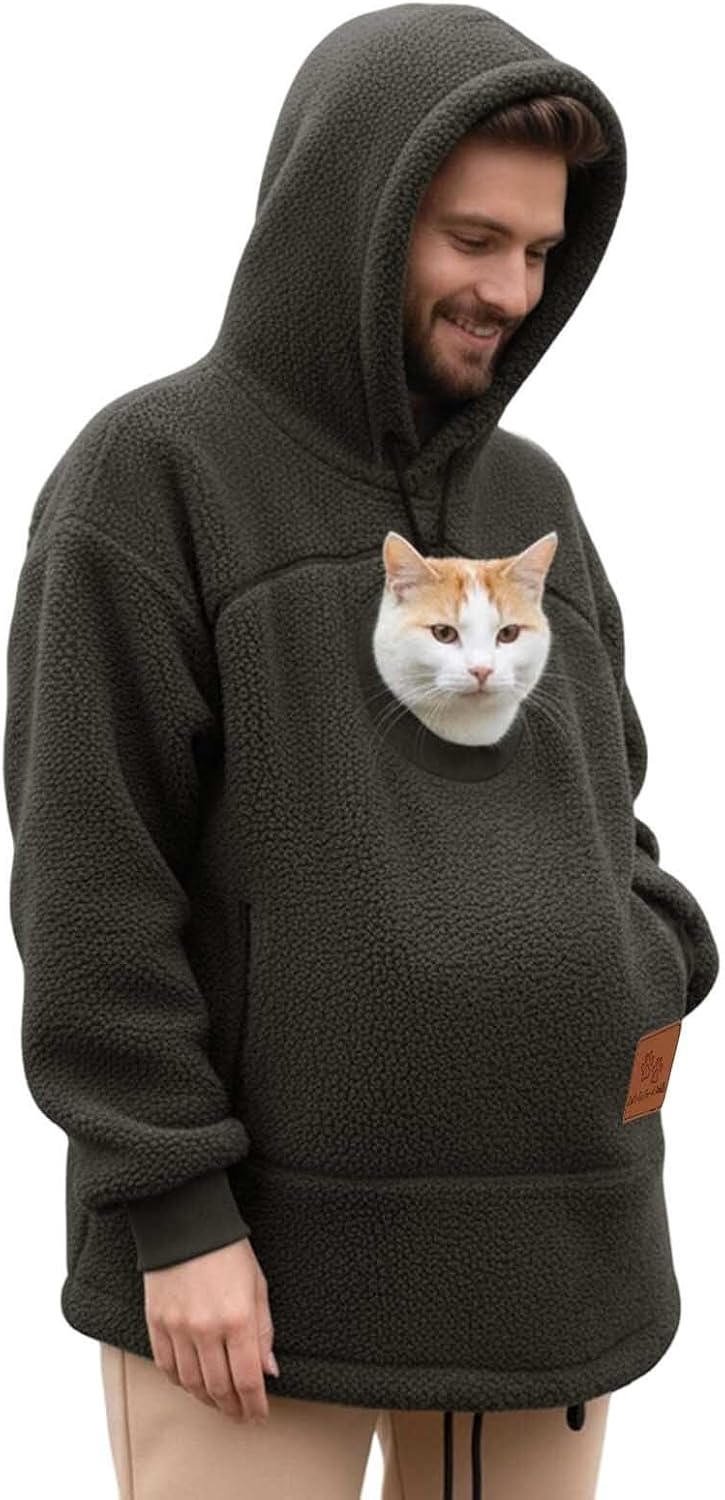 SIGOR FREE SHIPPING Pet Pouch Hoodie Zipper Kangaroo Pocket Cat Dog