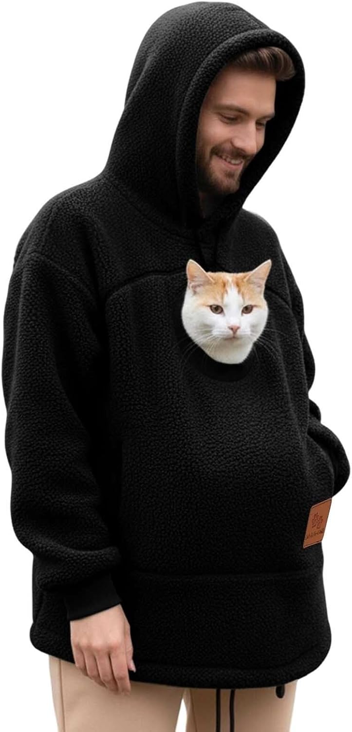 SIGOR FREE SHIPPING Pet Pouch Hoodie Zipper Kangaroo Pocket Cat Dog