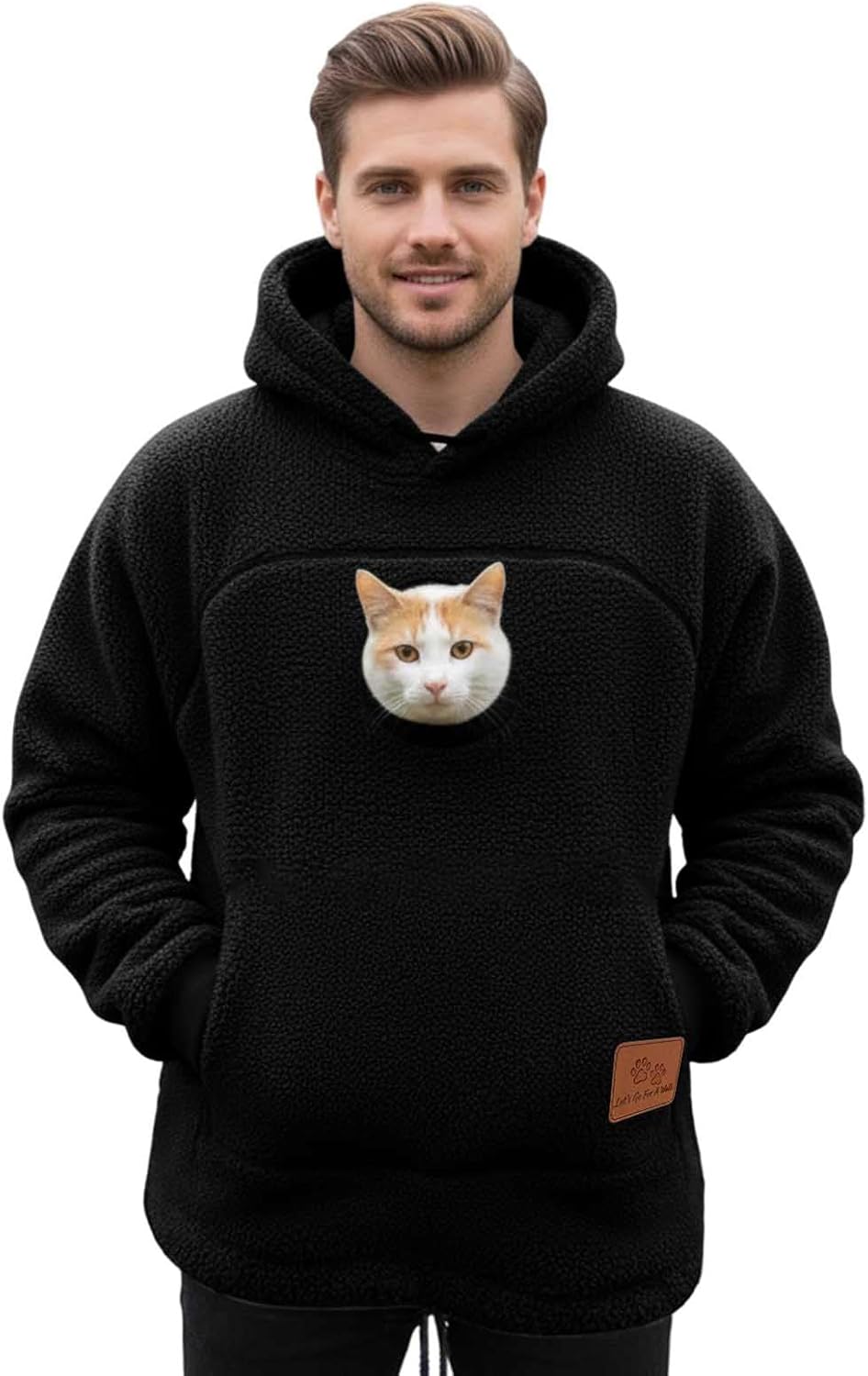 SIGOR FREE SHIPPING Pet Pouch Hoodie Zipper Kangaroo Pocket Cat Dog