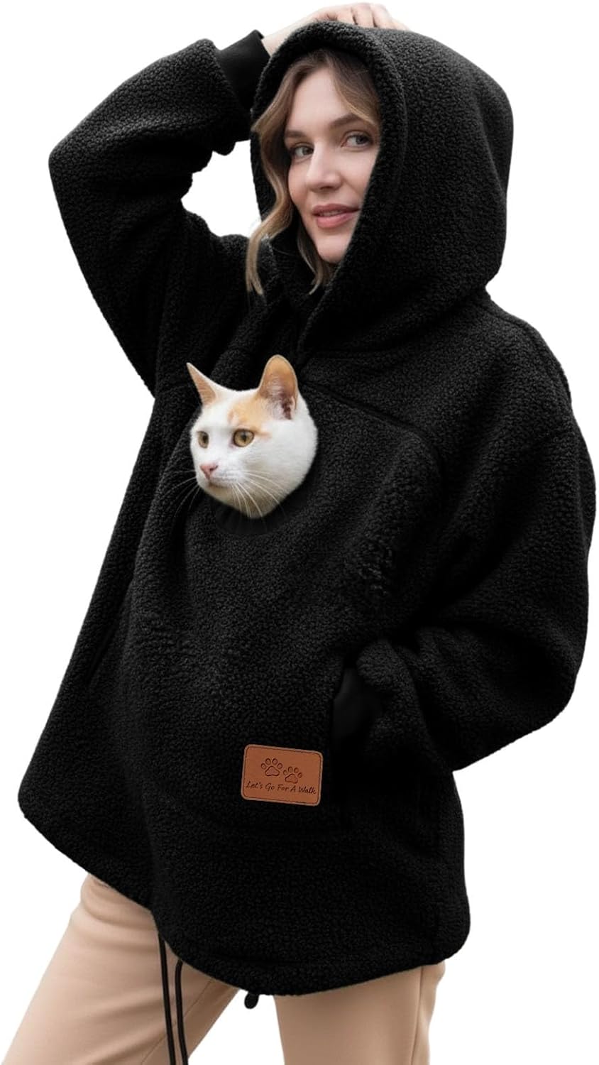 SIGOR FREE SHIPPING Pet Pouch Hoodie Zipper Kangaroo Pocket Cat Dog